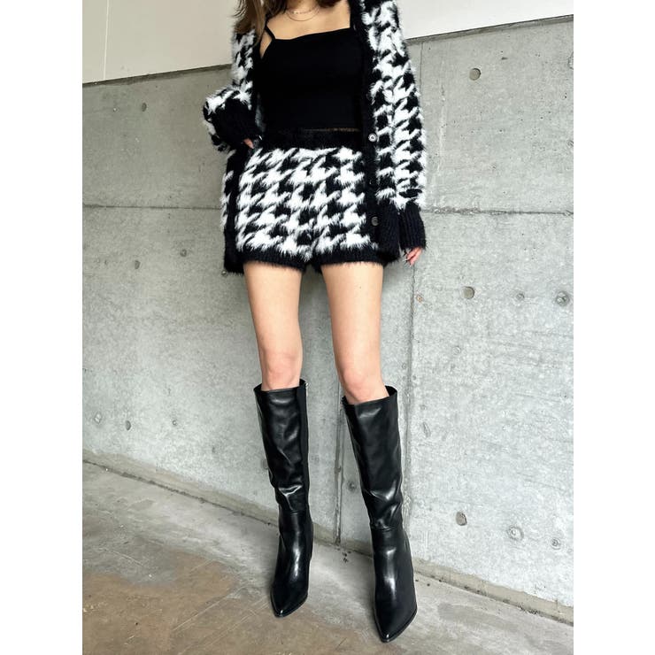 千鳥柄シャギーニットショートパンツ | EGOIST | 詳細画像11 