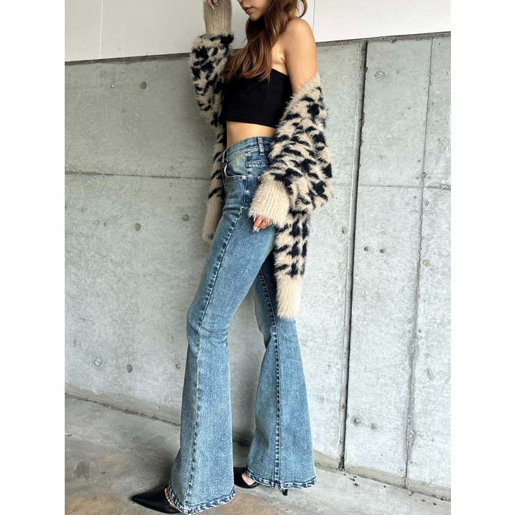 千鳥柄シャギーニットカーディガン | EGOIST | 詳細画像21 