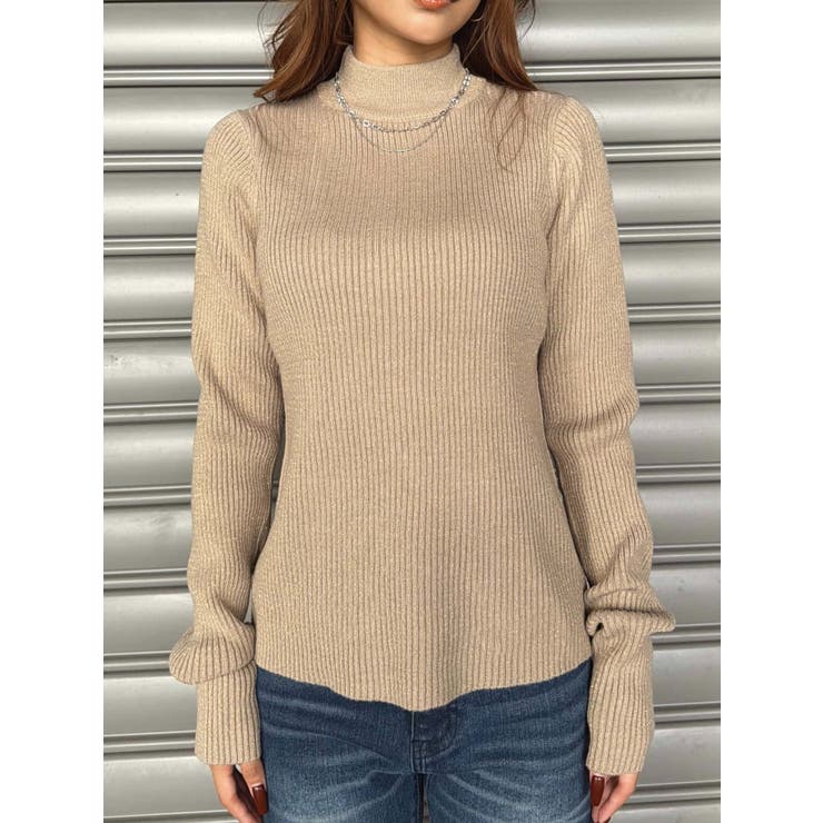 ラメボトルネックニットトップス | EGOIST | 詳細画像27 