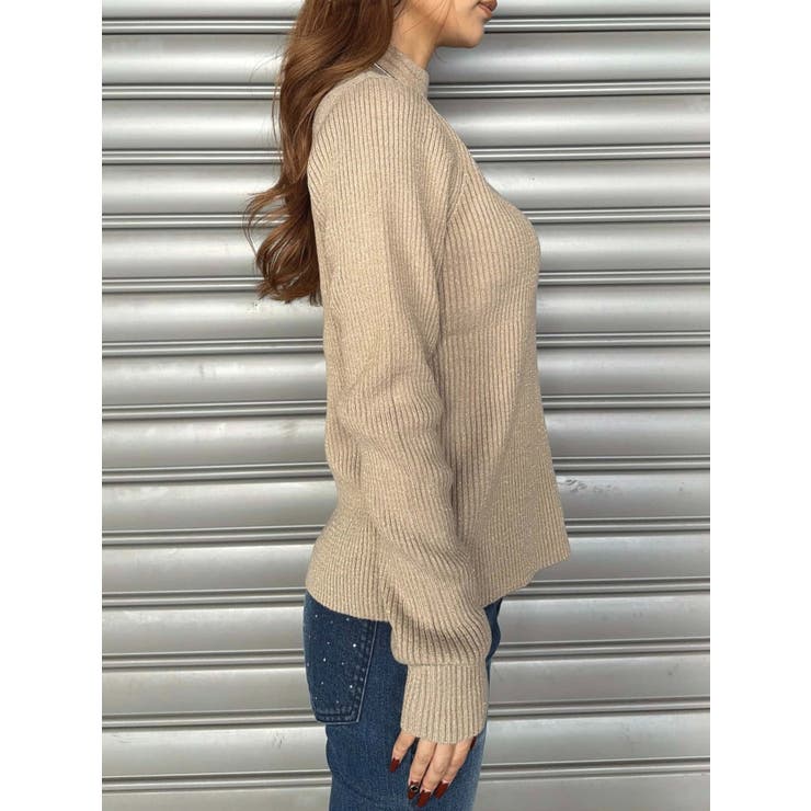 ラメボトルネックニットトップス | EGOIST | 詳細画像28 