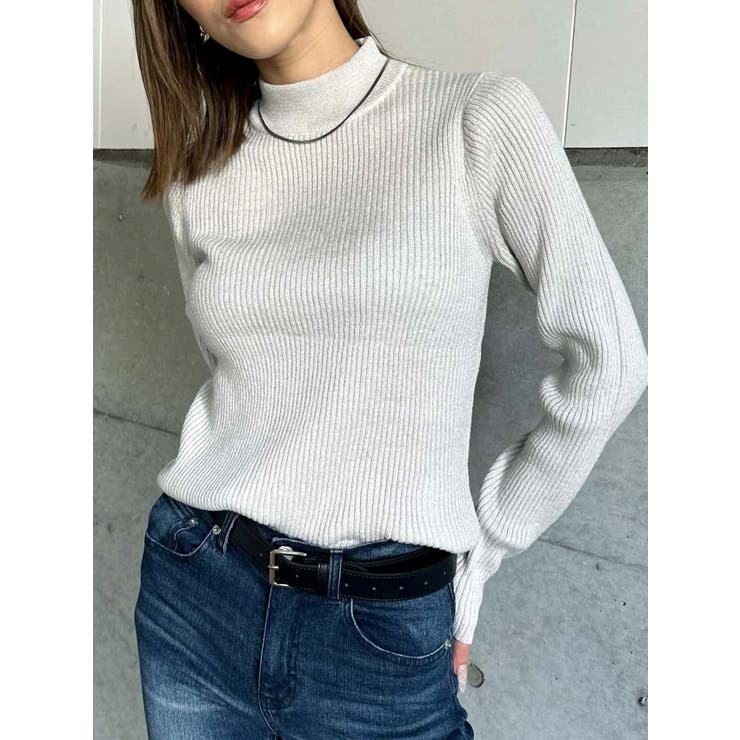 ラメボトルネックニットトップス | EGOIST | 詳細画像6 