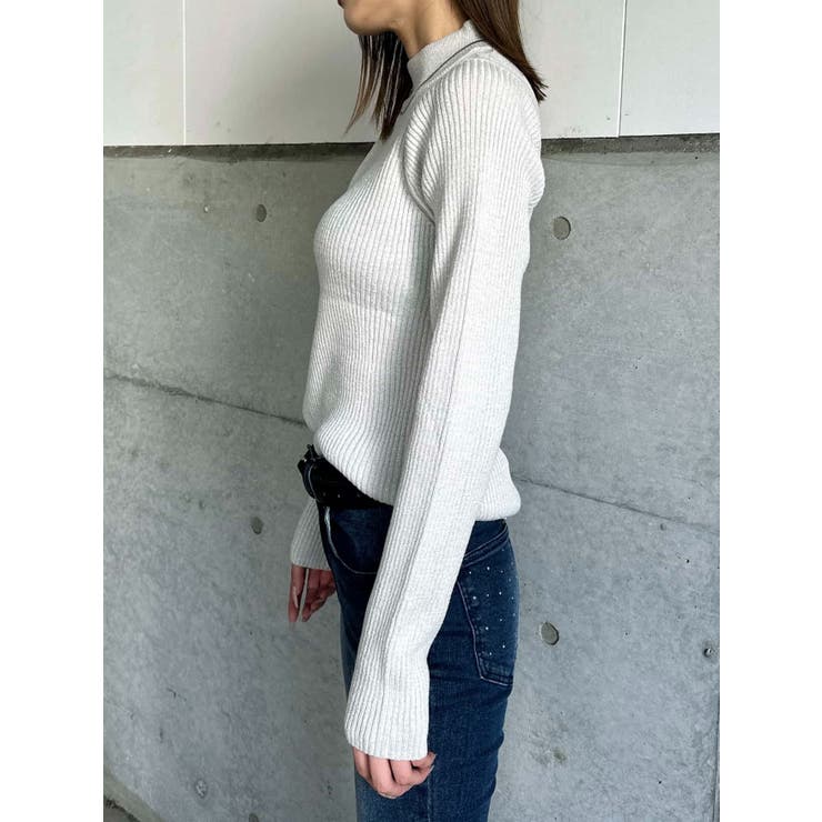 ラメボトルネックニットトップス | EGOIST | 詳細画像8 