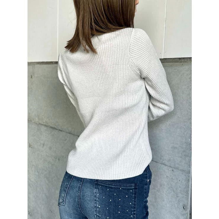 ラメボトルネックニットトップス | EGOIST | 詳細画像9 