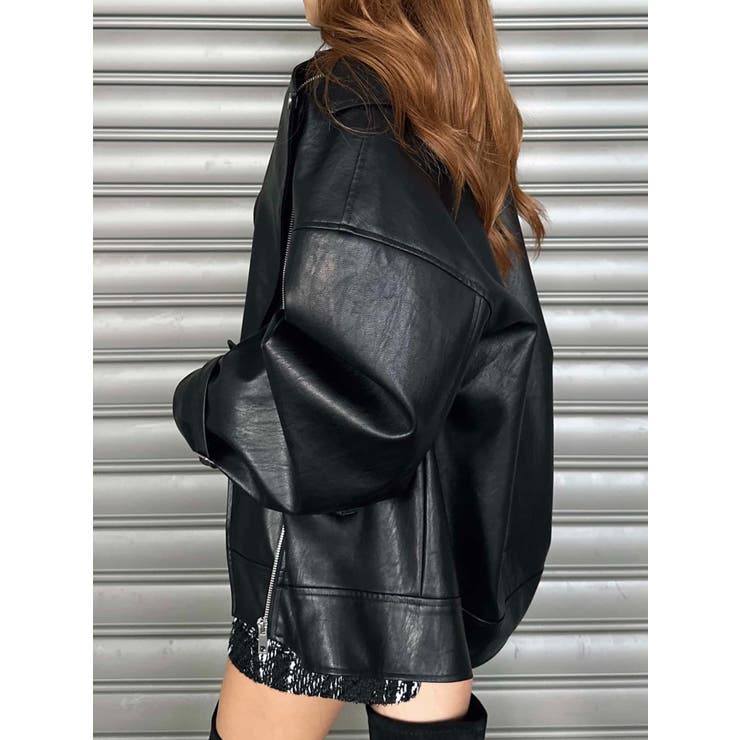 Backタックライダースジャケット | EGOIST | 詳細画像13 