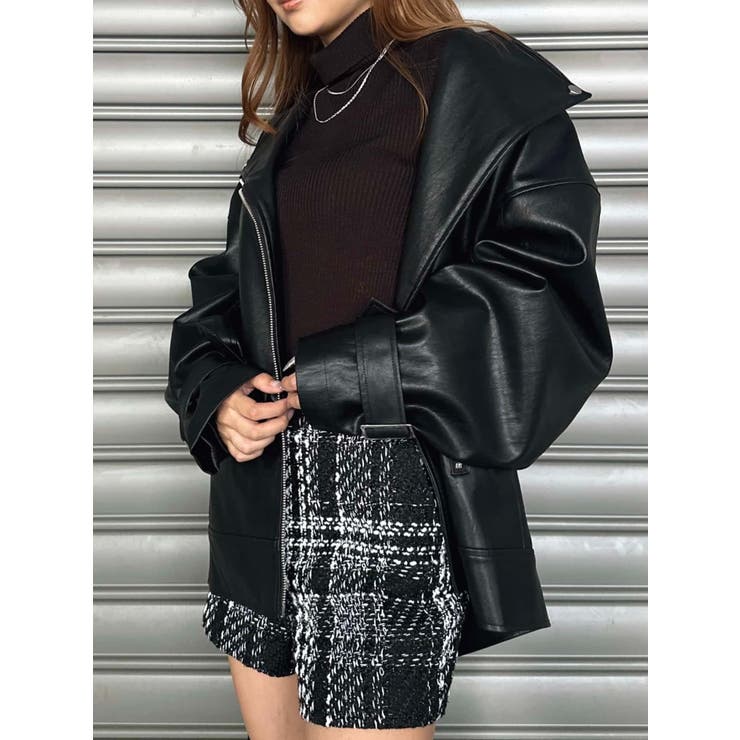 Backタックライダースジャケット | EGOIST | 詳細画像14 