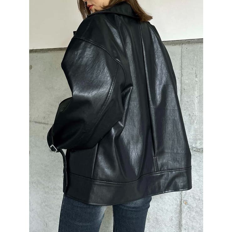 Backタックライダースジャケット | EGOIST | 詳細画像6 