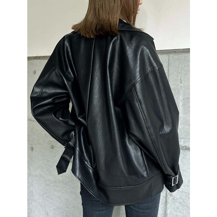 Backタックライダースジャケット | EGOIST | 詳細画像7 