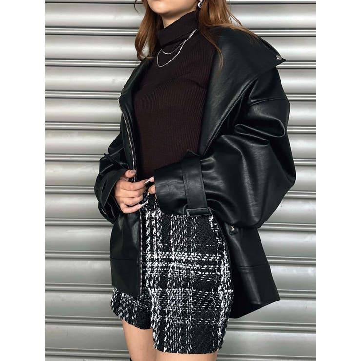 Backタックライダースジャケット | EGOIST | 詳細画像9 