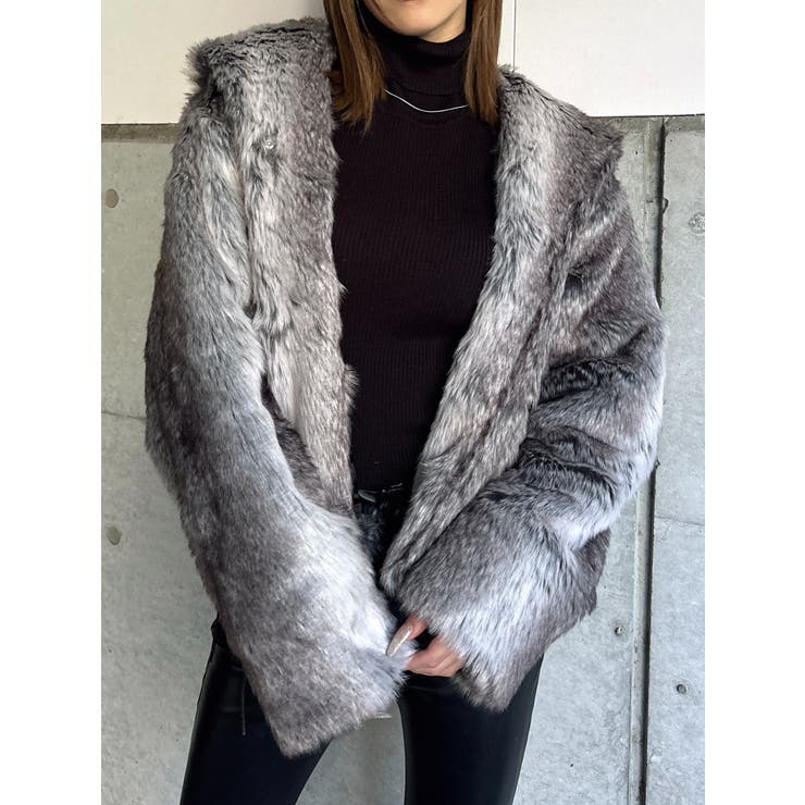 ニュアンスカラーファーコート | EGOIST | 詳細画像10 