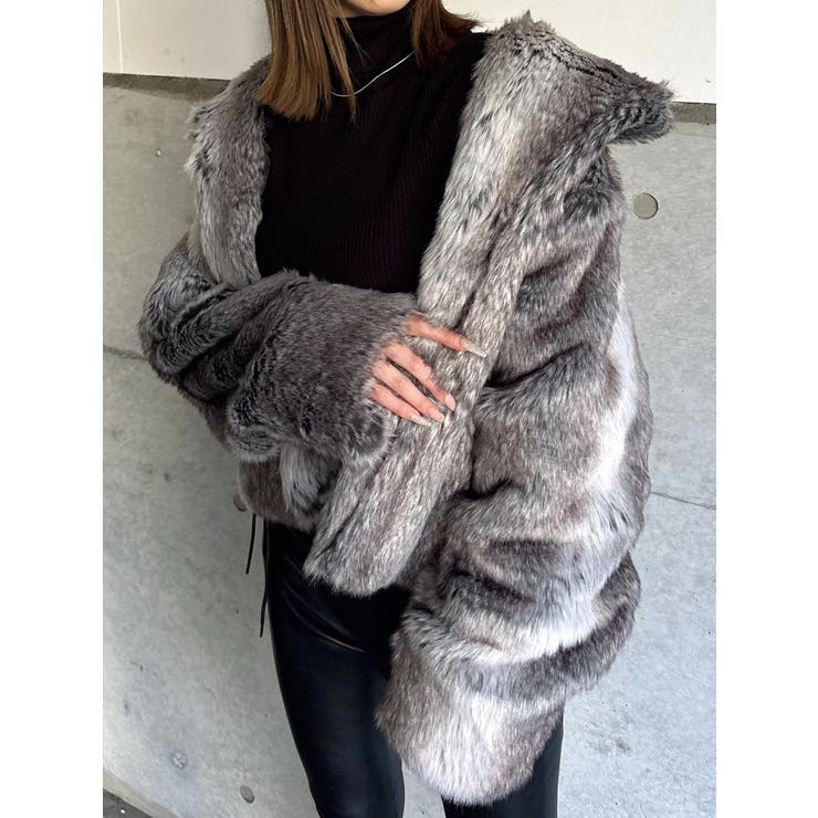 ニュアンスカラーファーコート | EGOIST | 詳細画像12 