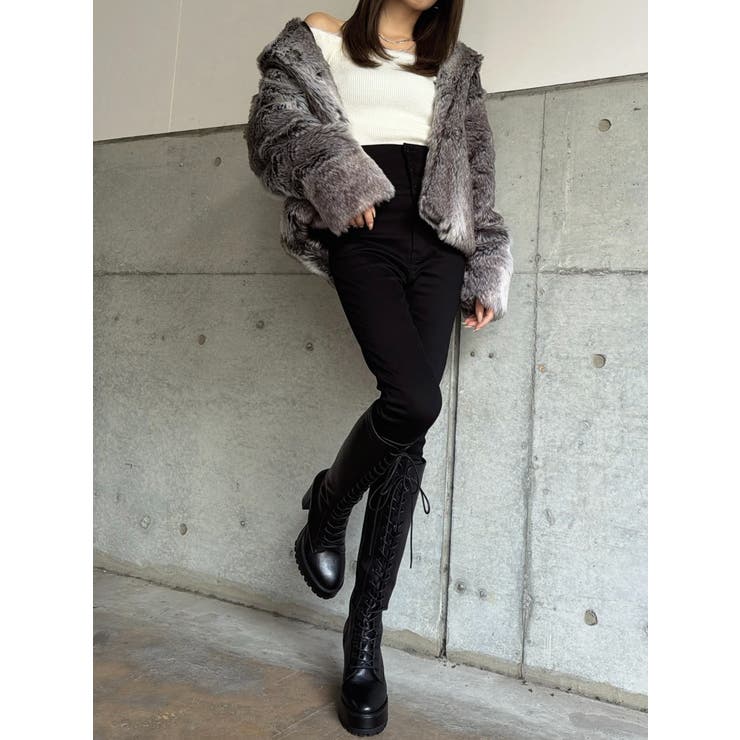 ニュアンスカラーファーコート | EGOIST | 詳細画像15 