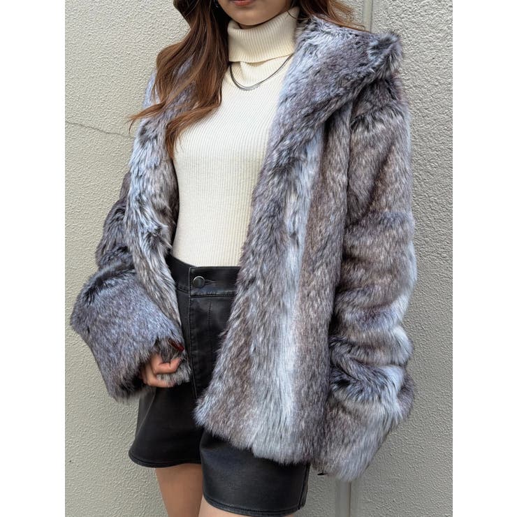 ニュアンスカラーファーコート | EGOIST | 詳細画像6 