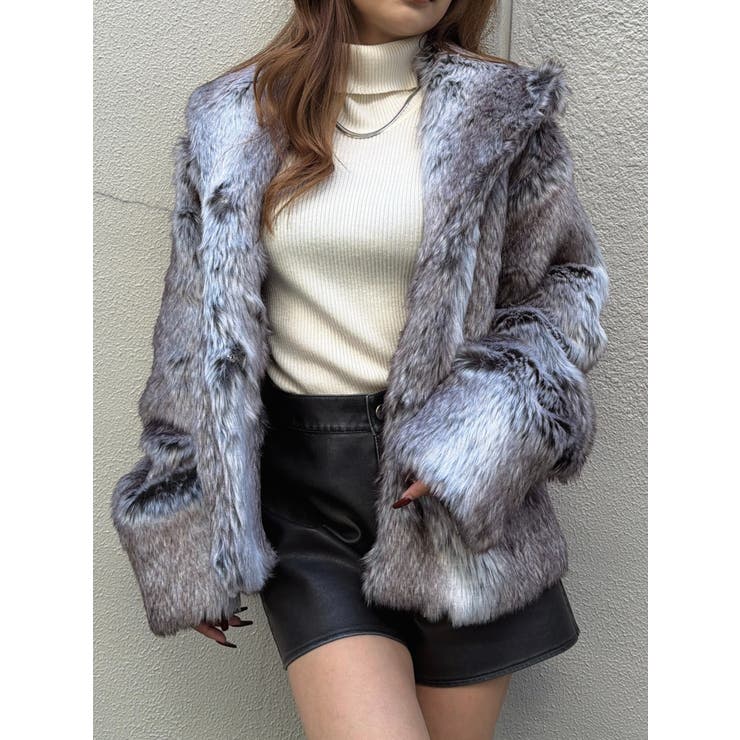 ニュアンスカラーファーコート | EGOIST | 詳細画像8 