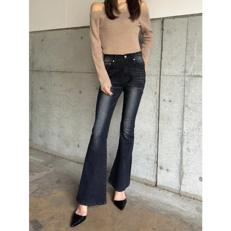 端シャギータイトオフショルニットトップス | EGOIST | 詳細画像6 