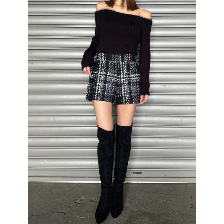 端シャギータイトオフショルニットトップス | EGOIST | 詳細画像9 