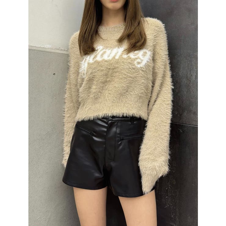 デザインポケットフェイクレザーショートパンツ | EGOIST | 詳細画像5 