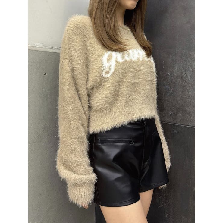 デザインポケットフェイクレザーショートパンツ | EGOIST | 詳細画像6 