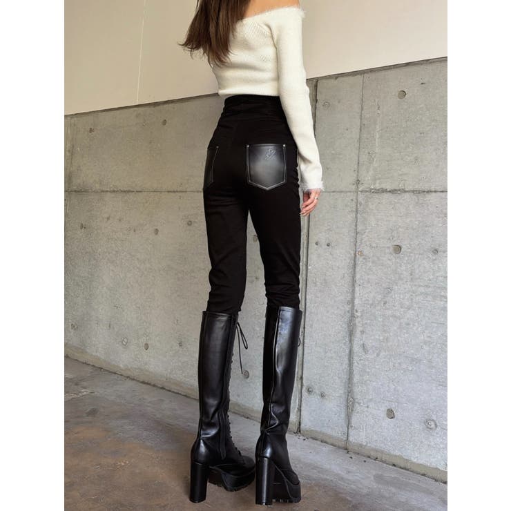 Backクロスハイウエストスキニーパンツ | EGOIST | 詳細画像5 