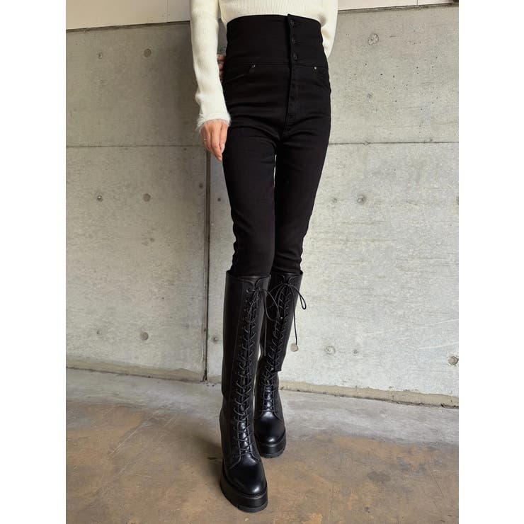 Backクロスハイウエストスキニーパンツ | EGOIST | 詳細画像6 