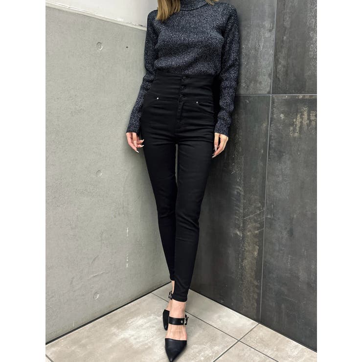 Backクロスハイウエストスキニーパンツ | EGOIST | 詳細画像8 