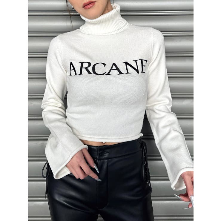 WHITE | ARCANEニットトップス | EGOIST