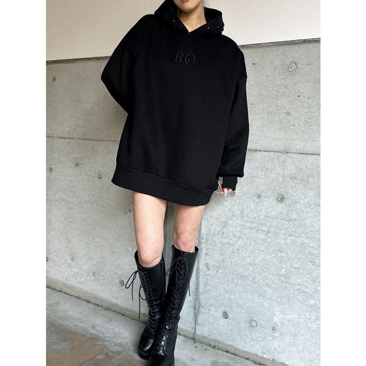 ラインストーンフードトップス | EGOIST | 詳細画像1 