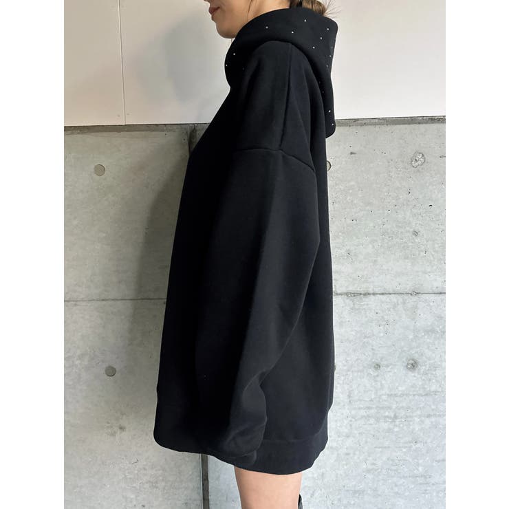 ラインストーンフードトップス | EGOIST | 詳細画像10 