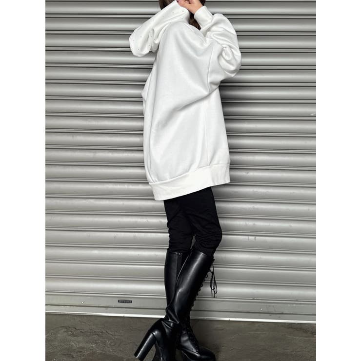 ラインストーンフードトップス | EGOIST | 詳細画像7 