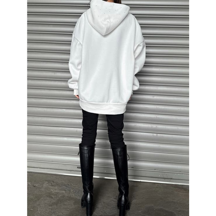 ラインストーンフードトップス | EGOIST | 詳細画像8 