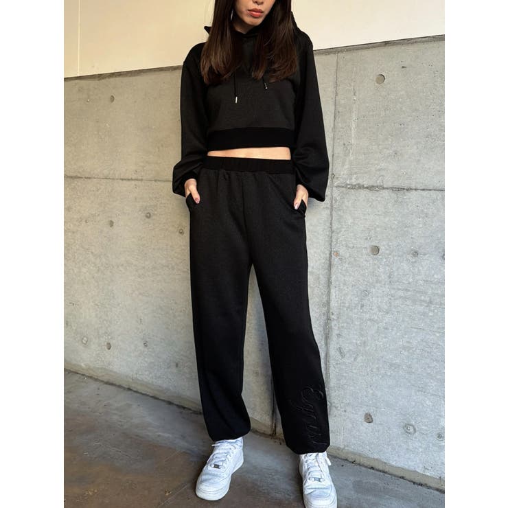 フードロゴラメ裏毛トップス | EGOIST | 詳細画像6 