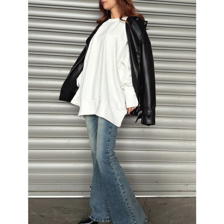 オープンショルダー裏毛トップス | EGOIST | 詳細画像18 