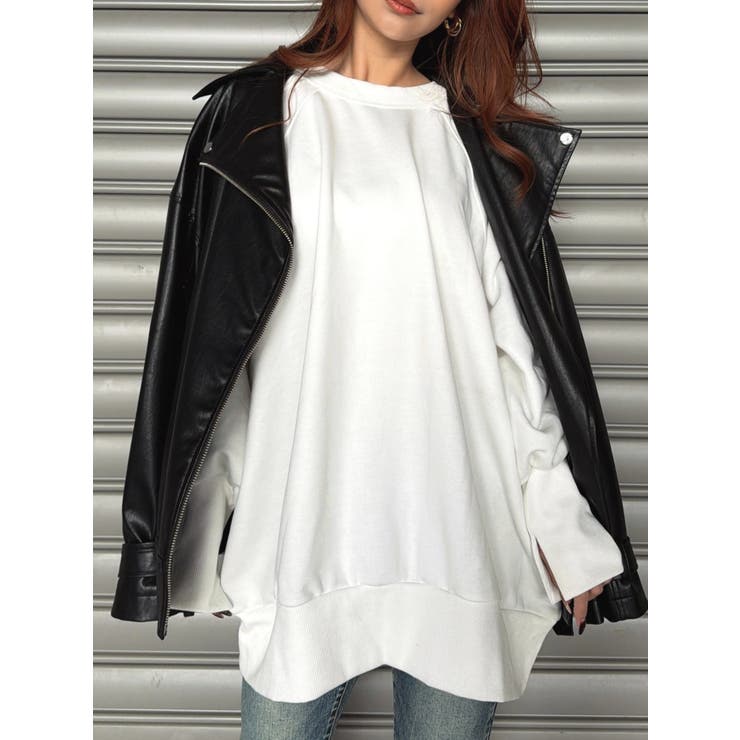 オープンショルダー裏毛トップス | EGOIST | 詳細画像8 