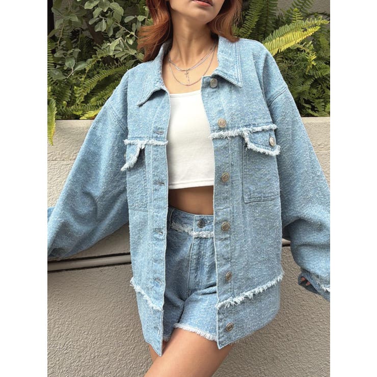 ツイードデニムGジャン | EGOIST | 詳細画像1 