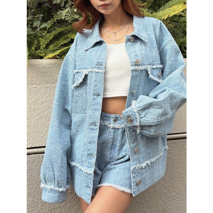 ツイードデニムGジャン | EGOIST | 詳細画像2 