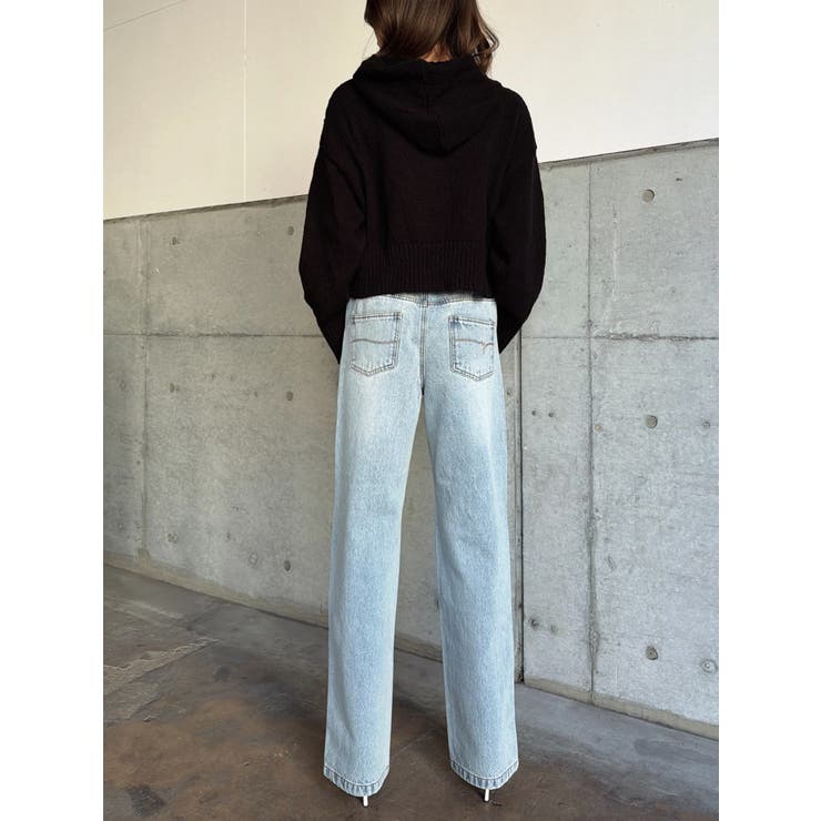 ロゴフード短丈ニットトップス | EGOIST | 詳細画像14 