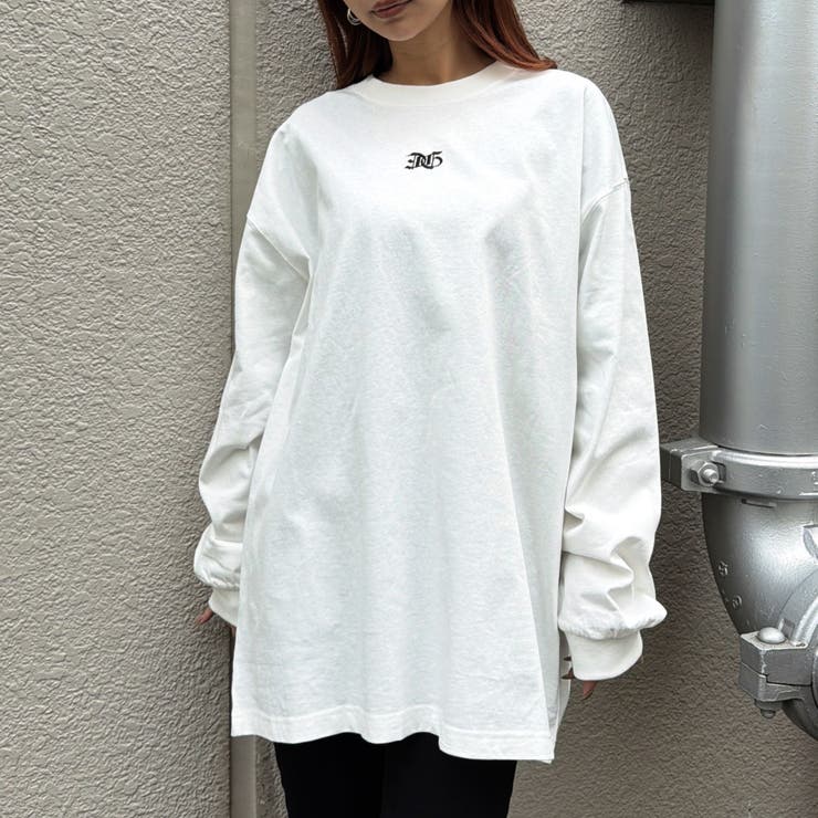 フロント刺繍ユニセックスロンT | EGOIST | 詳細画像12 