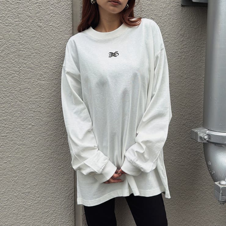 フロント刺繍ユニセックスロンT | EGOIST | 詳細画像13 