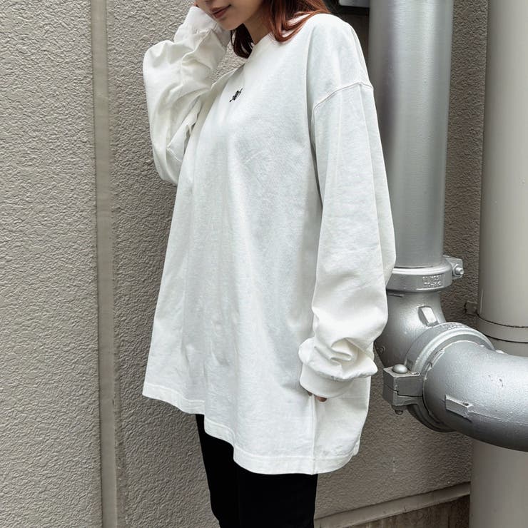 フロント刺繍ユニセックスロンT | EGOIST | 詳細画像14 