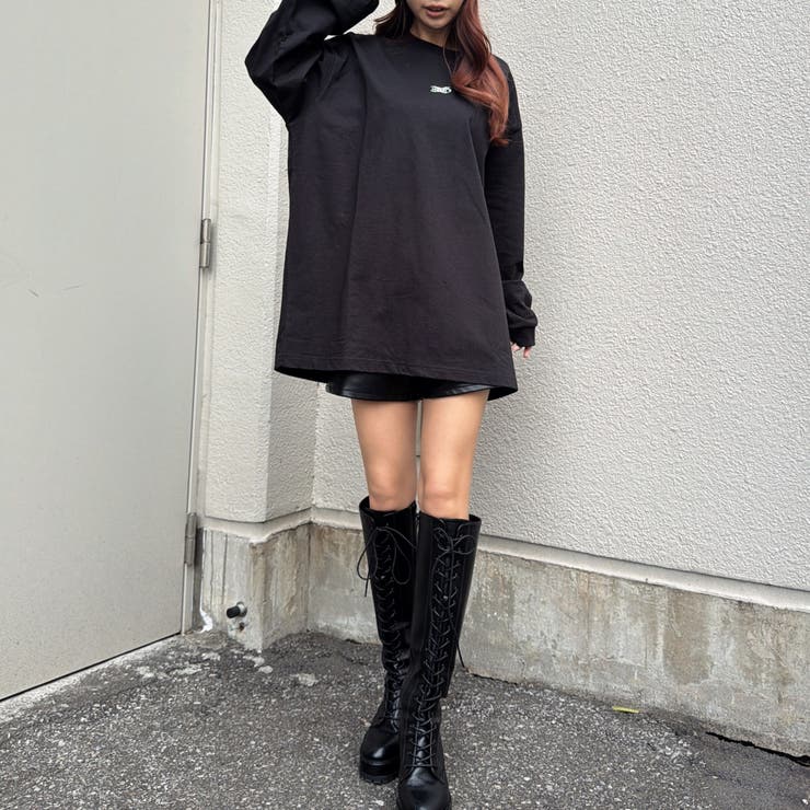 フロント刺繍ユニセックスロンT | EGOIST | 詳細画像22 