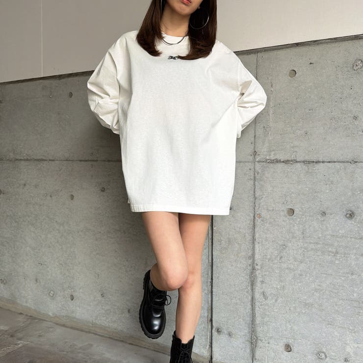 フロント刺繍ユニセックスロンT | EGOIST | 詳細画像7 