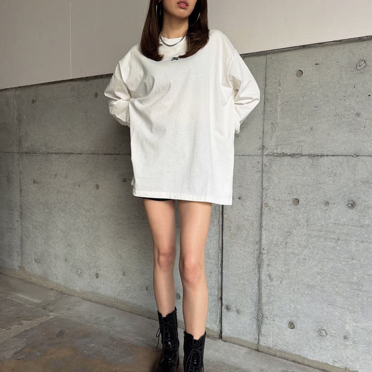 フロント刺繍ユニセックスロンT | EGOIST | 詳細画像8 