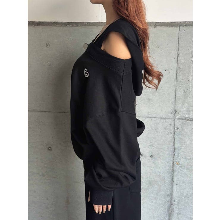 ハートロゴオフショル裏毛TOP | EGOIST | 詳細画像14 