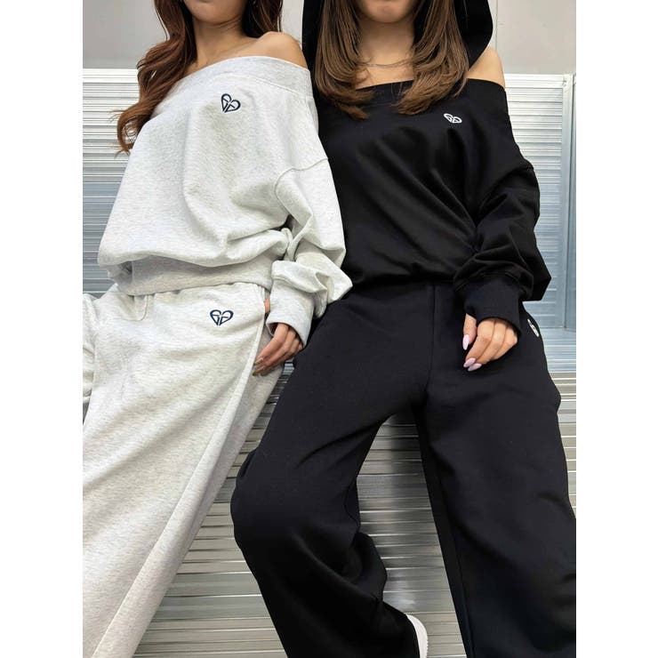 ハートロゴオフショル裏毛TOP | EGOIST | 詳細画像9 