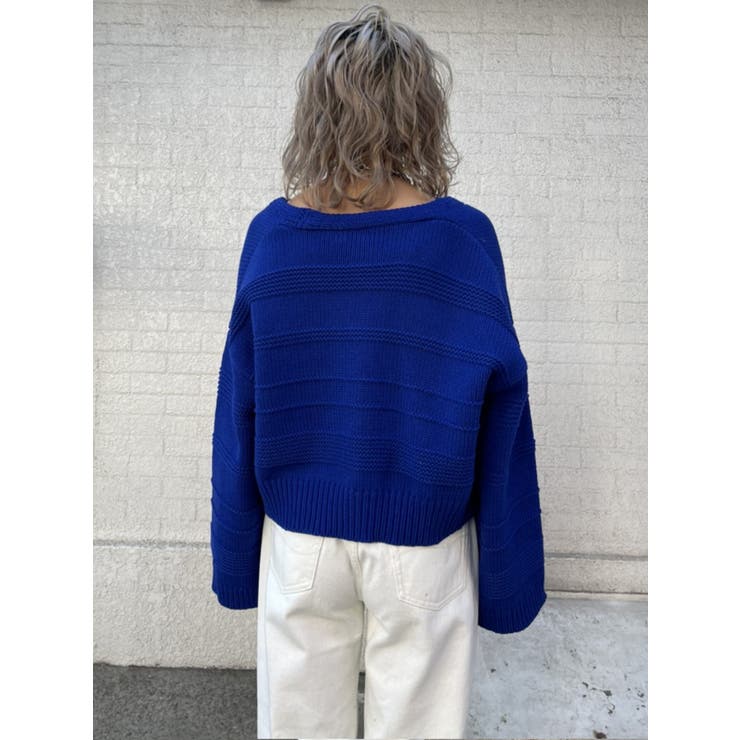 ランダムボーダーカラーニットカーディガン | EGOIST | 詳細画像6 