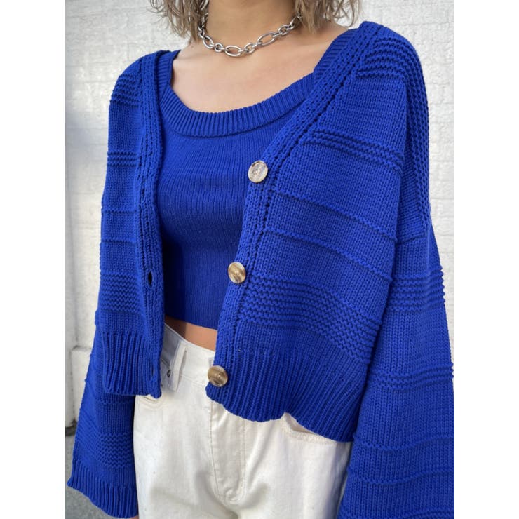 ランダムボーダーカラーニットカーディガン | EGOIST | 詳細画像7 