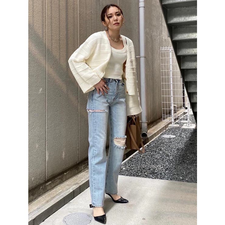 ランダムボーダーカラーニットカーディガン | EGOIST | 詳細画像29 