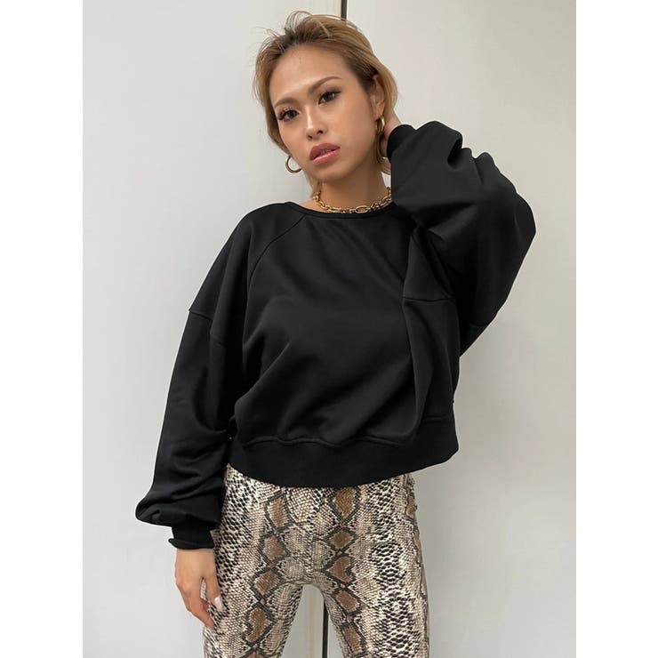 バックツイストスウェットトップス | EGOIST | 詳細画像30 