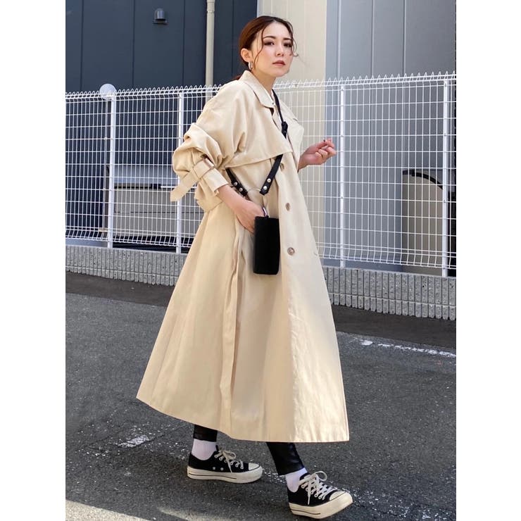 オーバーロングトレンチコート | EGOIST | 詳細画像38 