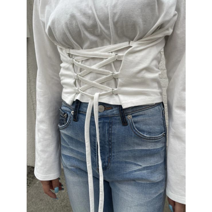 ウエストレースアップトップス | EGOIST | 詳細画像9 