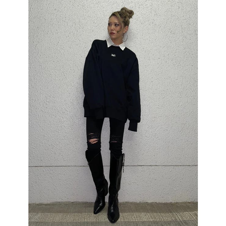 フロント刺繍ユニセックススウェットトップス | EGOIST | 詳細画像22 